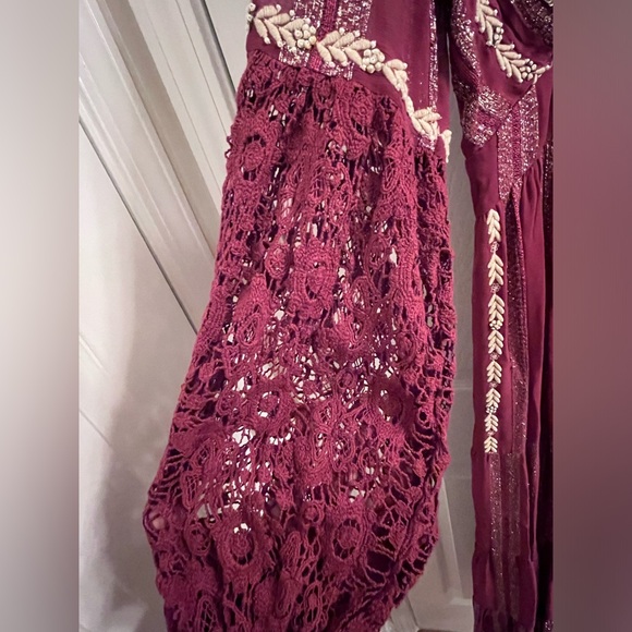 Verb for Anthropologie Blaise Embroidered Lace Maxi - Picture 6 of 8